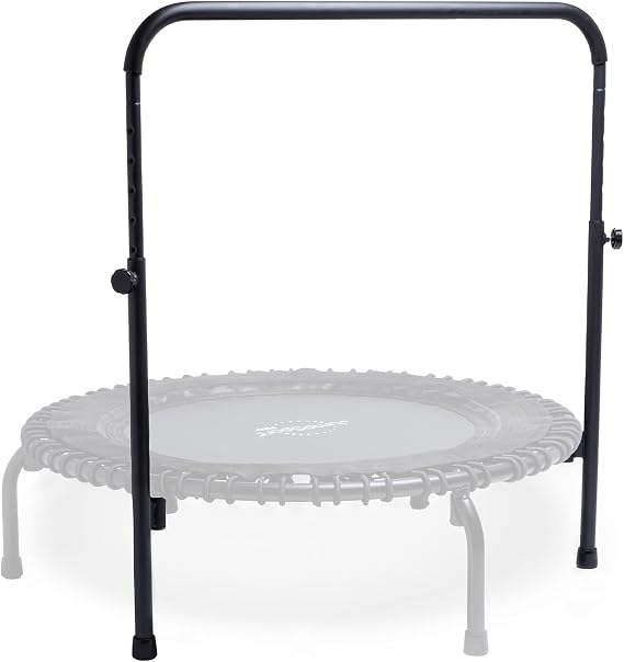 JumpSport Handle Bar Accessory for Arched Leg Fitness Trampolines | Black | Adjustable Height Settings | Trampoline Not Included