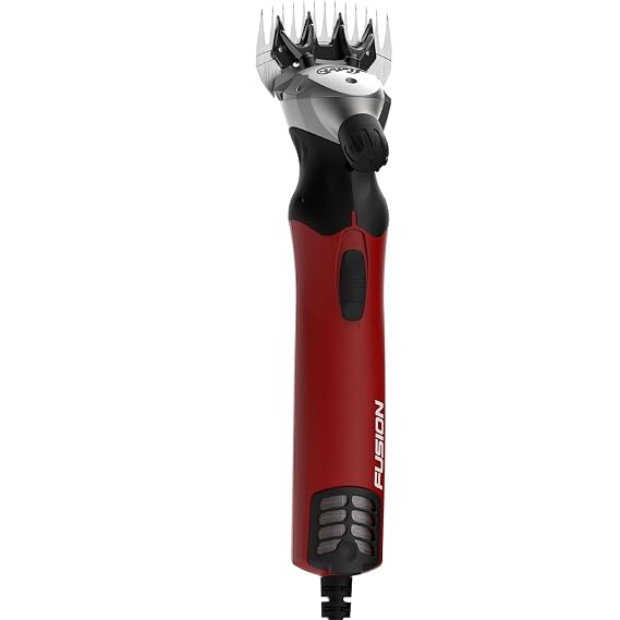 Lister Fusion Professional Animal Shear, Two Speed, Red