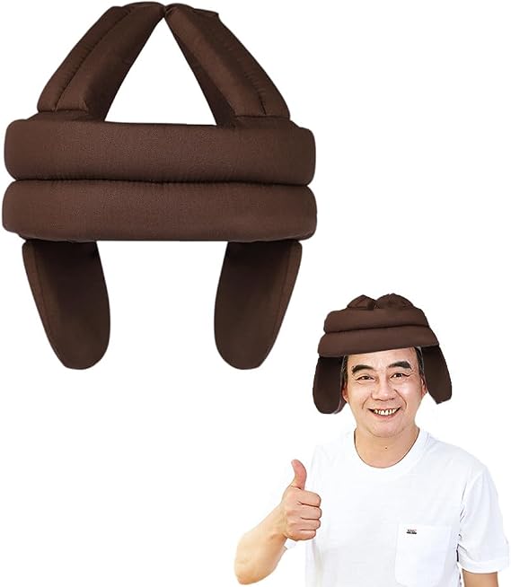Thick Soft Elderly Protective Helmet Hat Breathable Senior Fall Prevention Head Protection Adjustable Anti-Fall Safety Helmet