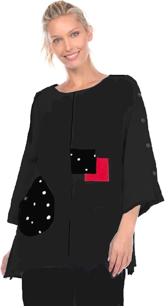 Moonlight Crinkle Pocket Top - 2758