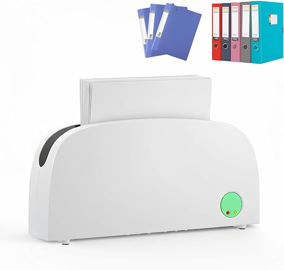 Binding Machine, Electric Hot Melt A4 Binding Machine, 33mm Max Binding Thickness, Book Ridge Binding Kit 1 Min Fast Binding, for Photo Album, Documents, Reports, Office Books