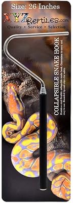 XYZReptiles Snake Hook Collapsible 7.5 Inches Adjusts to 26 Inches Collapsible Snake Hook