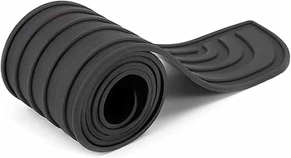 Car Rear Bumper Protector for Ford Transit | Tourneo Custom 2023-2024 2025, Rubber Trunk Door Sill Edge Strip Durable Anti-Scratch No Punching Required Accessories,104cm*9cm-A/Black