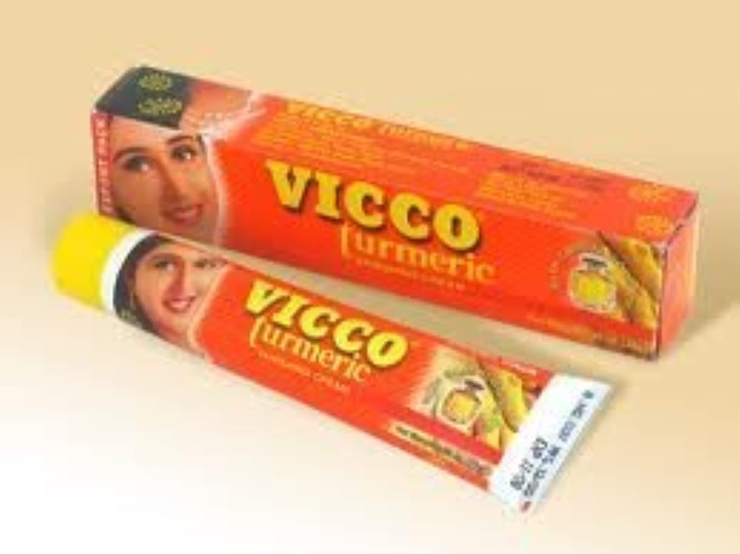 Vicco Turmeric Vanishing Cream With Sandalwood Oil Pack of 3 x 50gm