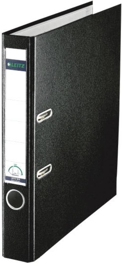 Leitz Quality Folder Plastic Cover A4 5.2 cm Spine Width Black 10155095