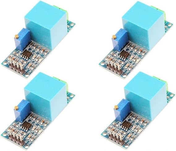 Podazz 4pcs 5-30V ZMPT101B Voltage Transformer Module, AC Active Output Voltage Sensor Module for Home Appliances