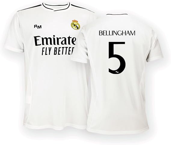 Real Madrid Unisex Home Jersey Season 24/25 Vest (Pack of 1)