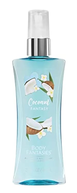 Body Fantasies (1) Bottle Body Spray - Coconut Fantasy Scent - 3.2 fl oz