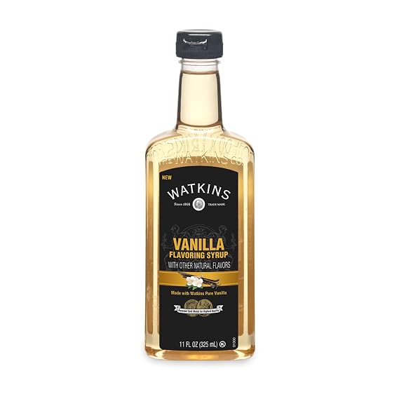 Watkins Vanilla Coffee Flavoring Syrup, 11 Ounce