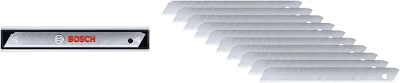 Bosch Maket Bıçağı Yedek Bıçak 9 mm (10 Parça)