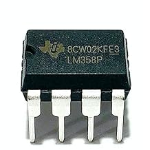 LM358P LM358 Dual High-Gain Frequency-Compensated Industry-Standard Operational Amplifiers Op Amp Breadboard-Friendly IC DIP-8 (Pack of 20)