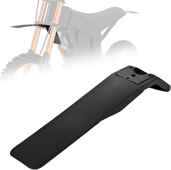 Electric Dirt Bike Front Fender for Yozma IN10 Tutti Soleil 01 Tuttio Soleil01 GB SF BF ARC, Mudguard Splash Mud Guard & Protection Keep | Clean & Ride Safe | Easy Installation Black