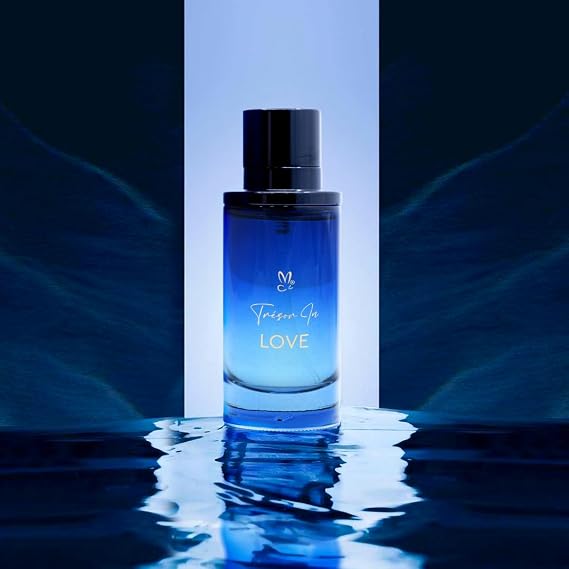 ahsan Trison In Love Eau de Parfum for Women Floral Green Perfume with Lavender, Vetiver & Musk, 3.4 Oz