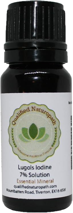 Lugols Iodine Solution 7% - 10ml - with Dripper/Dropper Top