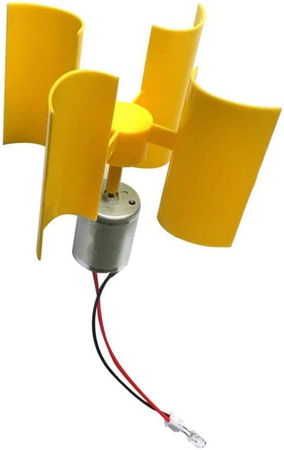 DC 0.01V-5.5V 100-6000RPM Micro Vertical Wind Turbines Small Motor Blades Generator Blades Breeze Electricity Generator Mini DIY Kit