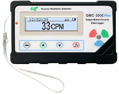 GQ GMC-300E Geiger Counter Nuclear Radiation Detector USA Product Beta Gamma X-ray Dosimeter Radiation Monitor Meter with Black Case
