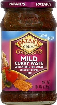 Patak's Mild Curry Paste - 3 Packages of 10oz each