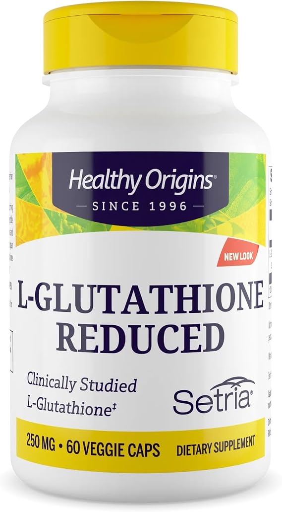 Healthy Origins Setria L-Glutathione 250 mg, 60 Veggie Caps