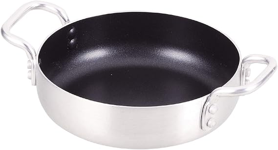 Pearl Metal HB-3961 Two-Handled Pot, Silver, 6.3 inches (16 cm), Oven-Safe Tabletop Pot, Tabletop Top