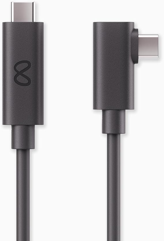 Meta Quest Link Cable |Meta Quest 3/3S/2/Pro Compatible |About 5m|Premium High Speed Fiber Optic Cable |Up Speed 5Gbps to VR Games on PC