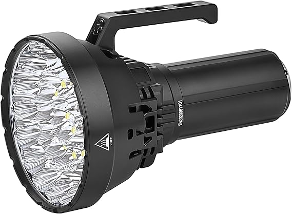 IMALENT MS32 200,000 Lumens Brightest Flashlight, 1618m Long Range LED Torch with Advanced Cooling System, 100W USB-C Fast Charging for Outdoor Emergency Rescue Tactical Use [Energy Class B]