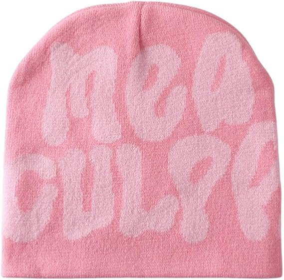 Y2k Spider Beanie Hats MEA Culpa Knitted Hat Streetwear Headwear Winter Wool Acrylic Knit Skull Cap for Men Women
