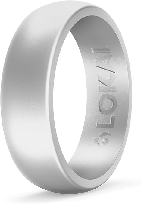 Lokai Classic Silicone Ring for Women & Men, Jewelry | Stylish Classic Slide-On Comfort Fit Silicone Rings for Men & Women, Fashion Jewelry