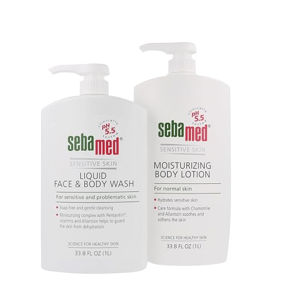SEBAMED Body Wash& Body Lotion