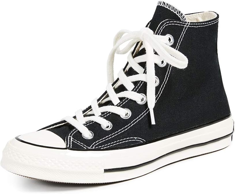 Converse Unisex Adult Chuck 70 Classic High Top Shoes, Black/Black/Egret, 3.5 UK