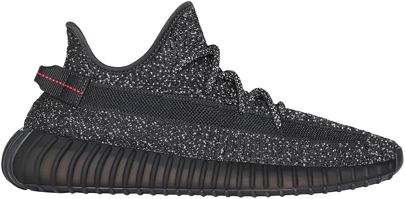 adidas Mens Yeezy Boost 350 V2 Reflective FU9007 Black - Static - Size 5.5