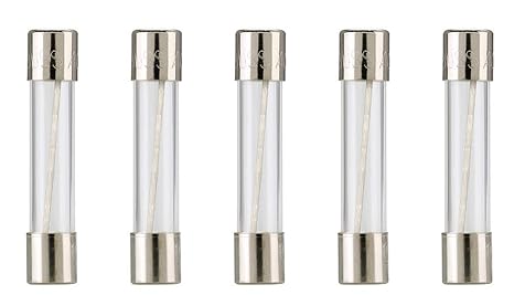 Bussmann AGC-6 AGC Series Fuse, Fast Acting, 6 Amp, 250V, Glass Tube, 1/4" x 1-1/4" (Pack of 5)