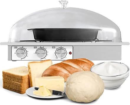 Dough Proofer with Heater, Bread Fermentation Machine,Bread Proofing Box,Sourdough Bread Making Tools Kit, Low-Temperature Heating for Making Bread (M)