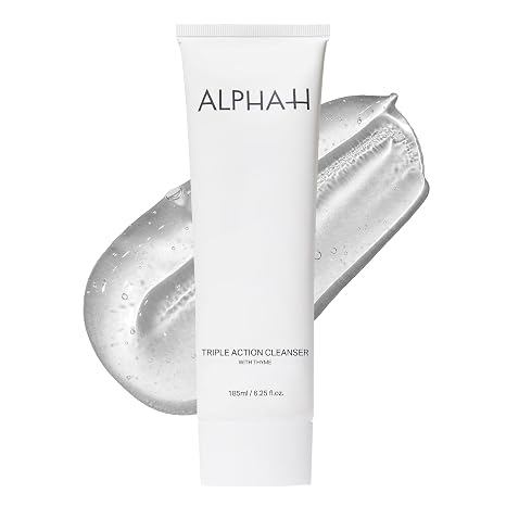 Alpha-H Triple Action Cleanser with Thyme - 3-in-1 Gel Face Wash (185ml)