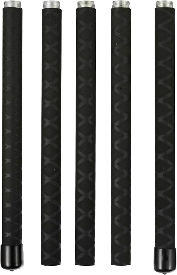 The Huang Yunming yoga stick is made of sturdy steel that is 5 feet high and an adjustable stretching stick, providing flexibility, agility, and balance. Multi functional fitness stick with 5 steel pipes