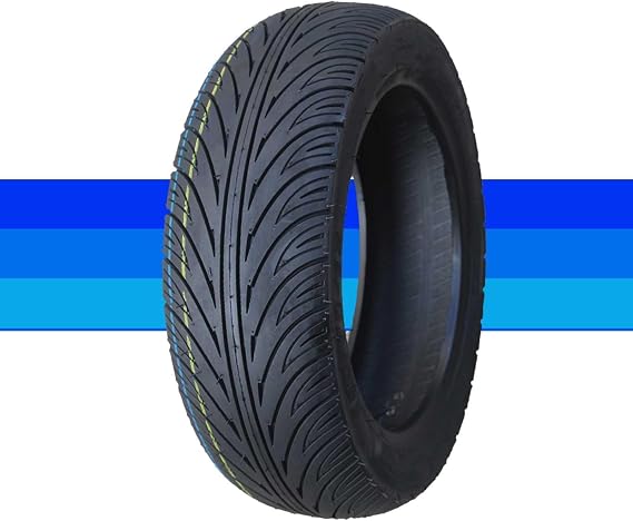 130/60-10 Tubeless Tire for Scooter, 130/60/10 54J Replacement Street Tires for Front or Rear Wheel | Fits on 10 Inch Rim | Stable Street Tire