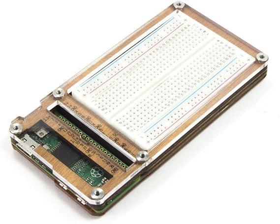 Zebra Zero Plus for Raspberry Pi Zero & Zero Wireless - Wood Includes Breadboard