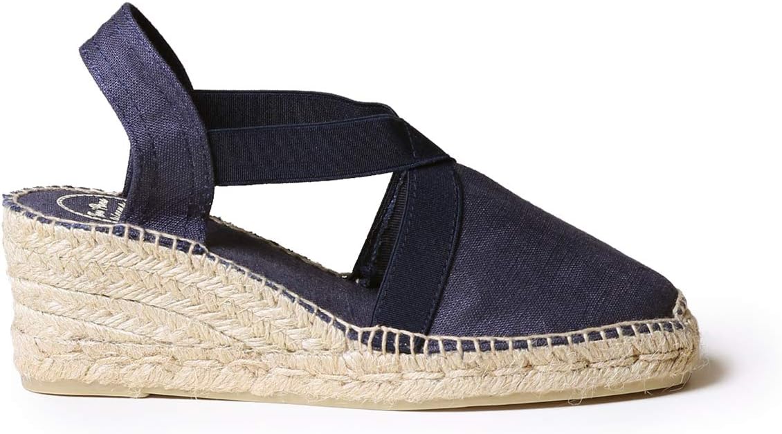 Toni Pons TER - Vegan Wedge Espadrille for Women Made of Cotton.