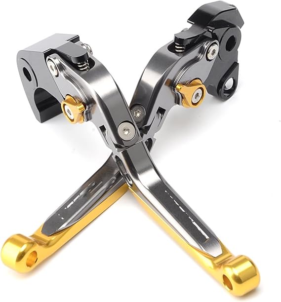 CNC Brake Clutch Levers for CB1000R for CB 1000R 2008 2016 2009 2010 2011 2012 2013 2014 2015 Clutch Brake Handle Lever (Color : Titanium Gold)