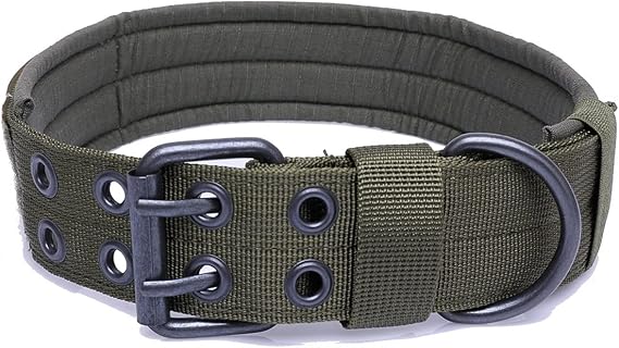 Tactical Scorpion Gear Dog Collar Canine Dog K9 Training Walking Military- Nylon