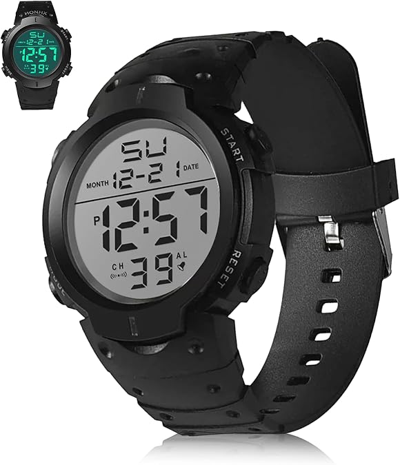 Mens Digital Watch Women Sports Military Watches