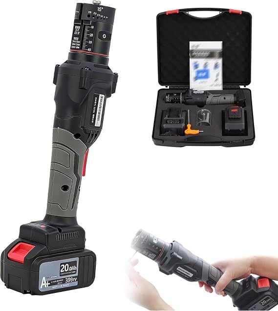 Electric Tungsten Sharpener,Power Electric Cut Off Tool,Tungsten Electrode Sharpening Machine, Cutting Length 10-40mm, Grinding Angle 15°/18°/22.5°/30°,for Most Rotary Tool ( Small angle30°)