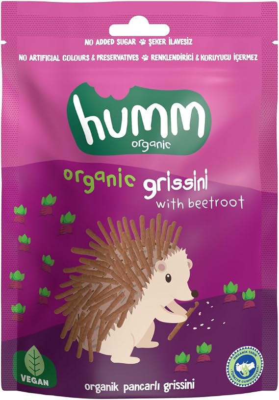 Humm Organic Organik Vegan Pancarlı Grissini - 55g