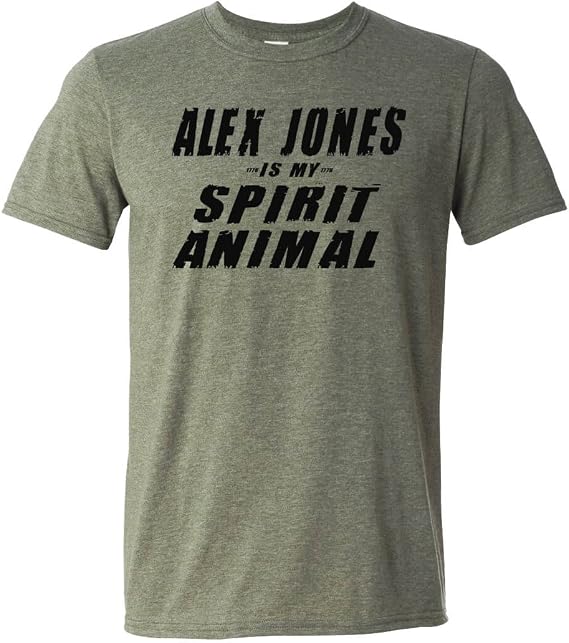 Alex Jones is My Spirit Animal T-Shirt Infowars Supporter