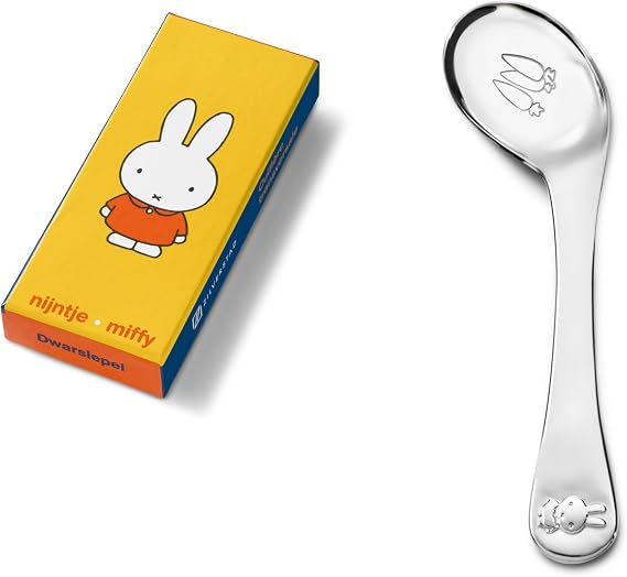Zilverstad Children's Cutlery Cross Spoon with 3 Carrots Miffy 18/10 Stainless Steel 13 cm 6832050 40 x 132 x 9 mm