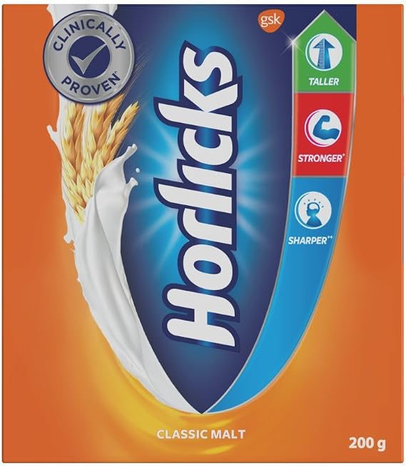 Horlicks Health & Nutrition drink - 200 g refill pack (Classic Malt)