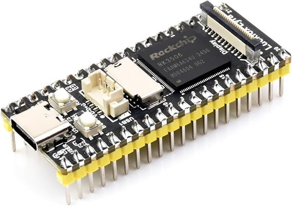 Waveshare Luckfox Lyra RK3506G2 Linux Micro Development Board, Integrates Tripe-core ARM Cortex-A7 and ARM Cortex-M0 Processors, with 256MB Flash, with Header