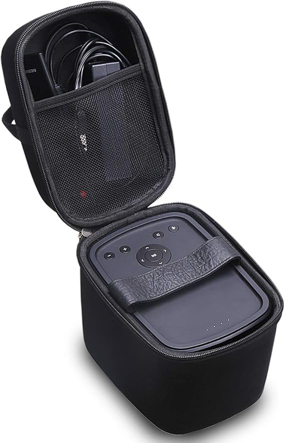 Aproca Hard Travel Case Compatible with Anker Nebula Mars II Pro 500 / Mars / Mars II 300 ANSI lm Portable Projector (Black-New Version) (Black) (Black)