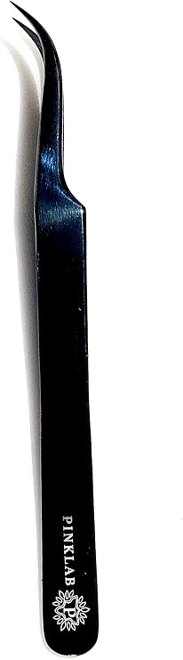 Rev Pro Black Curve Tweezer/single/for 3D to 6D / eyelash extensions By PINKLAB