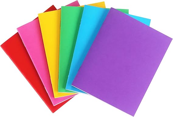 Tamaki 6 Pack Colorful Blank Books for kids Write, Drawing, 4.25'' x 5.5''
