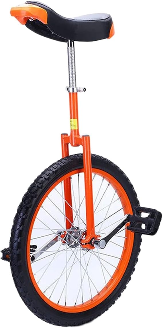 Wheel Unicycles Unicycle Classic, Single Wheel Bike with Anti-Skid Alloy Rim and Pedal Adjustable Height,Balance Exercise Fun Bike,Fitness Scooter, for Circus Performance(24")